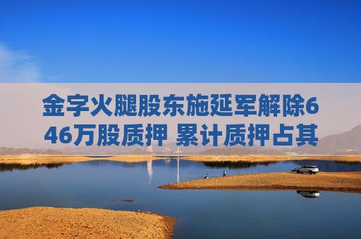 金字火腿股東施延軍解除646萬股質(zhì)押 累計(jì)質(zhì)押占其持股67.74%