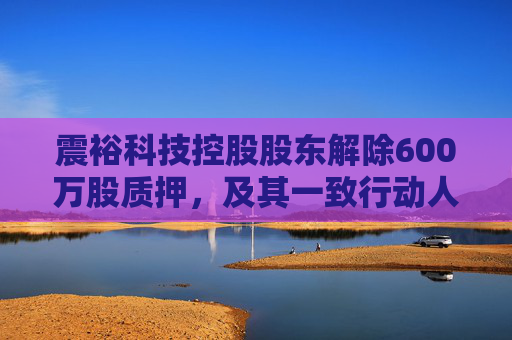 震裕科技控股股東解除600萬股質(zhì)押，及其一致行動人累計質(zhì)押1966萬股
