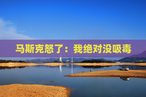馬斯克怒了：我絕對沒吸毒