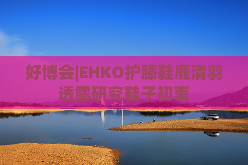 好博會(huì)|EHKO護(hù)膝鞋鹿清羽透露研究鞋子初衷
