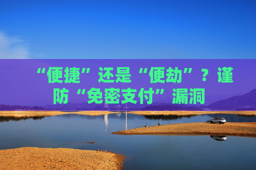 “便捷”還是“便劫”？謹(jǐn)防“免密支付”漏洞