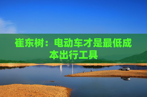 崔東樹：電動車才是最低成本出行工具