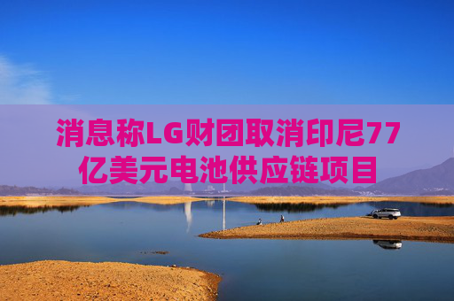 消息稱(chēng)LG財(cái)團(tuán)取消印尼77億美元電池供應(yīng)鏈項(xiàng)目