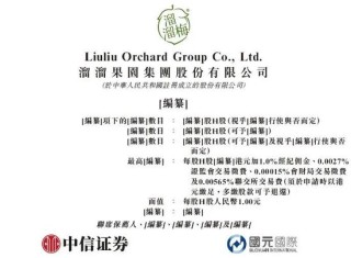 溜溜果園，擬赴香港上市反饋意見，要求說明控股股東認(rèn)定不一致、新增股東入股是否公允等