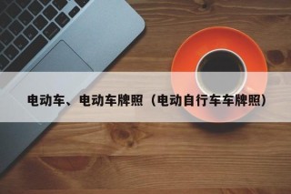 電動車、電動車牌照（電動自行車車牌照）