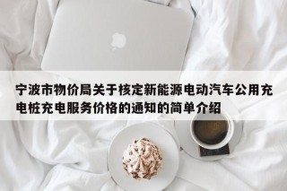 寧波市物價局關(guān)于核定新能源電動汽車公用充電樁充電服務(wù)價格的通知的簡單介紹