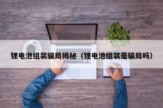 鋰電池組裝騙局揭秘（鋰電池組裝是騙局嗎）