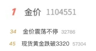 沖上熱搜！黃金重回3300美元，有人砸40萬元買進(jìn)被“套”！金價還能漲嗎？