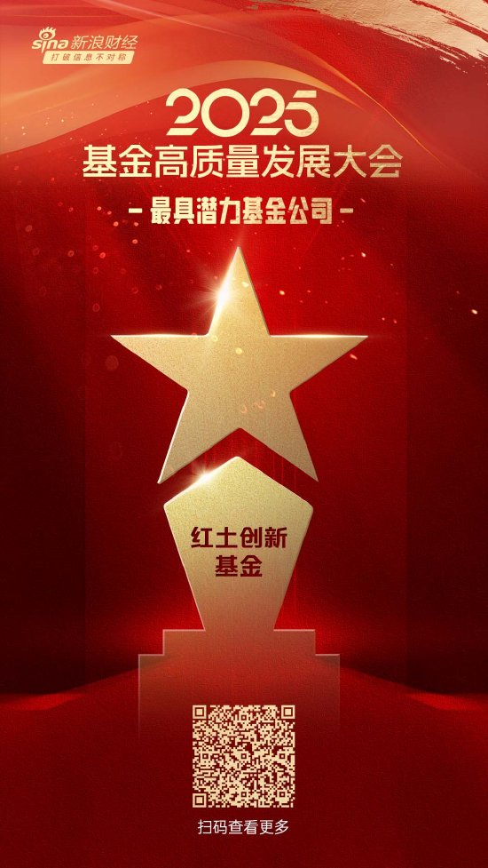 2025公募基金榮譽榜：紅土創(chuàng)新基金獲得最具潛力基金公司1項大獎  第1張